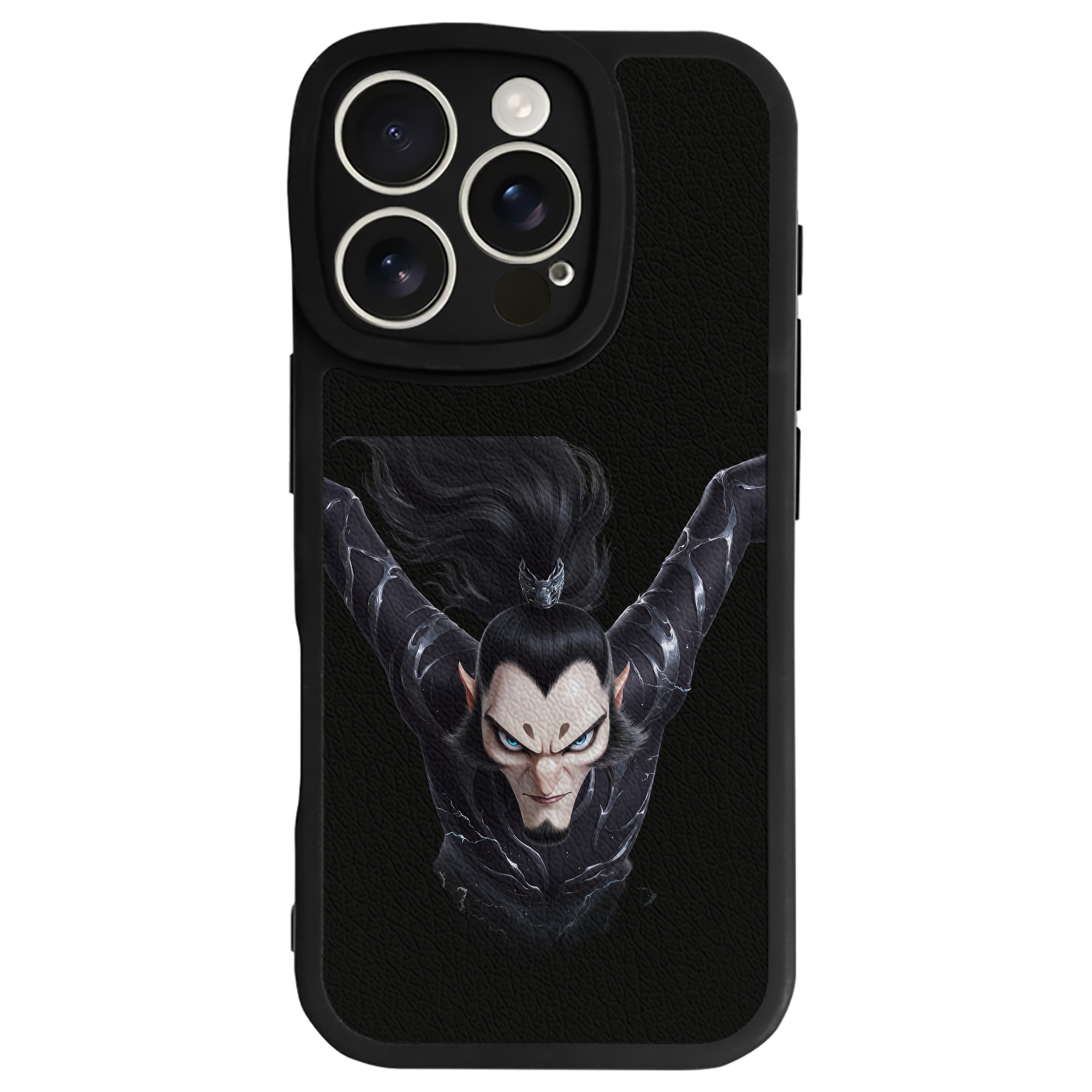 （画像用） Ne Zha 2 ナタ 魔童の大暴れ 【iPhone 16シリーズ対応】シリコンスマホケース（レザー調） 材質：シリコン